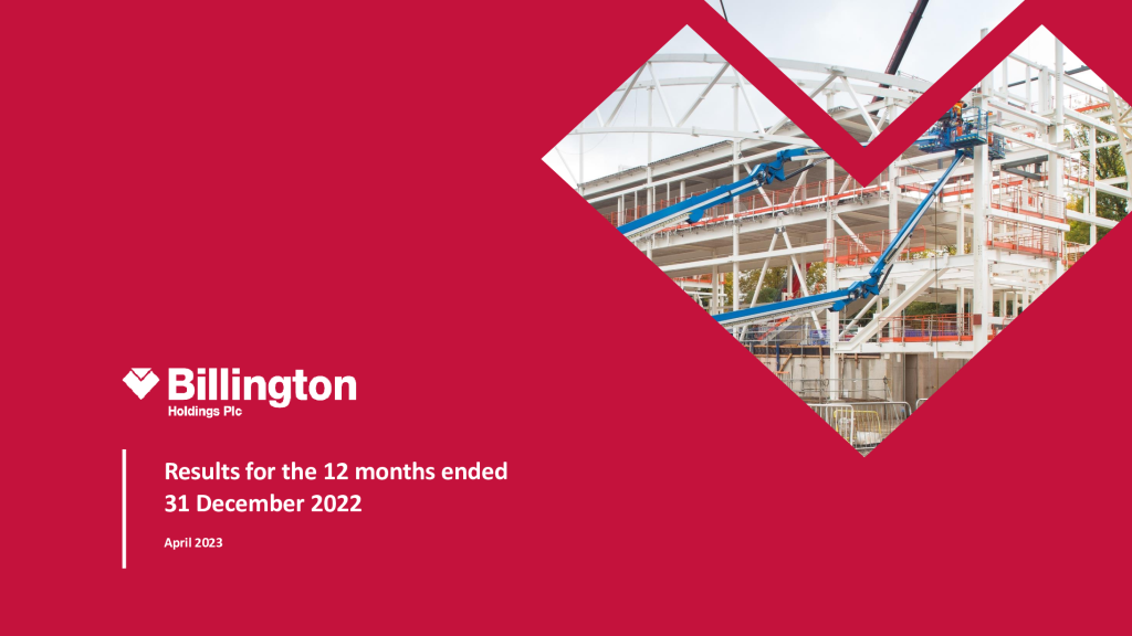 Investor Presentation – Full Year Results 2022