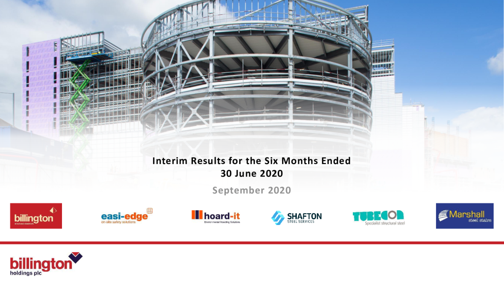 Investor Presentation – Interims 2020