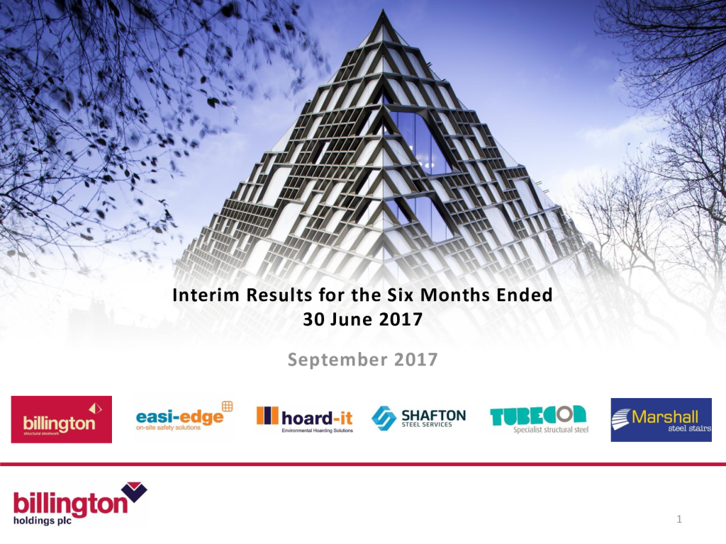 Investor Presentation – Interims 2017