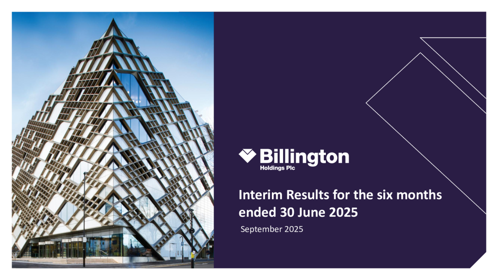 Investor Presentation – Interim Results 2025